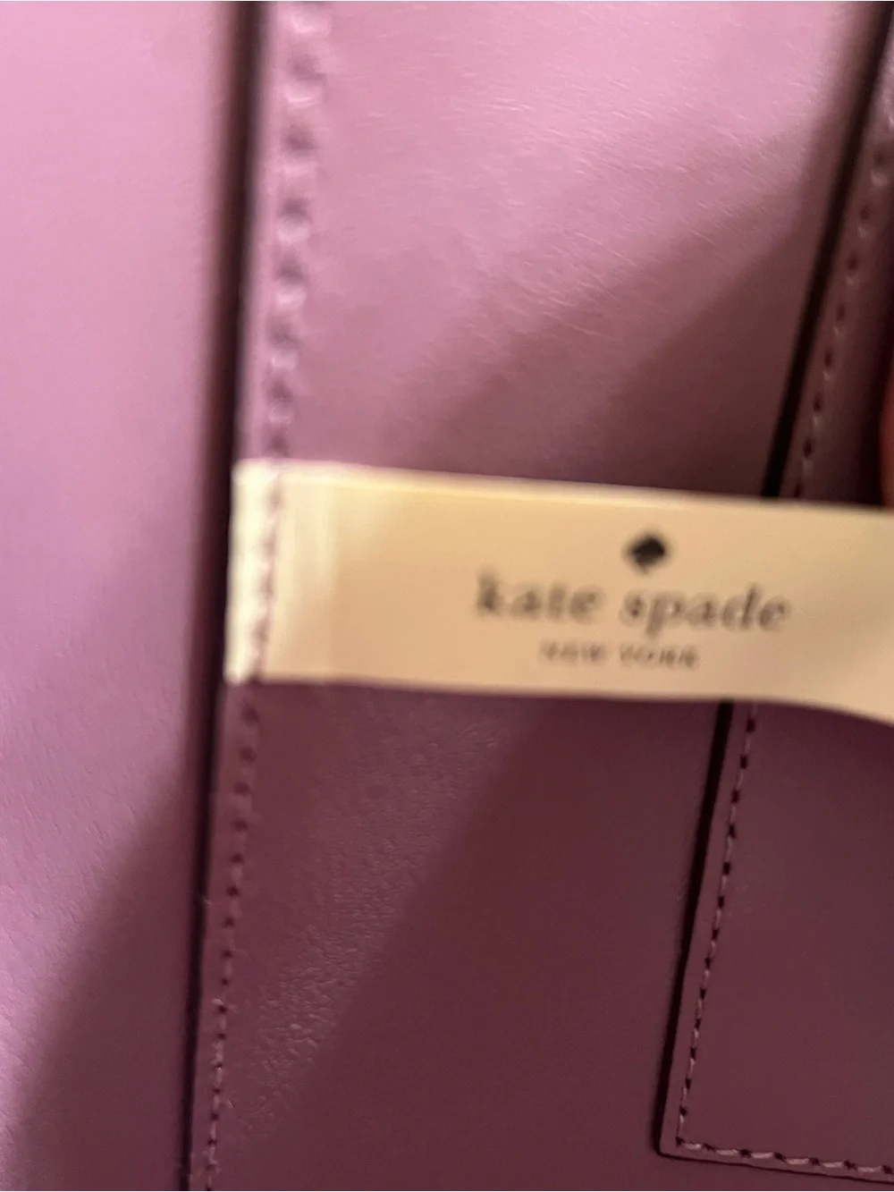 kate spade Putnam Drive Anissa Tote Deep Burgundy Leather Tote with Top Handles